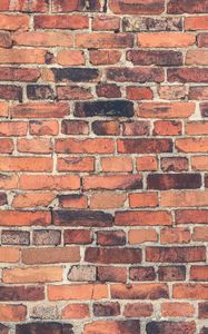 Preview wallpaper bricks, wall, texture, orange