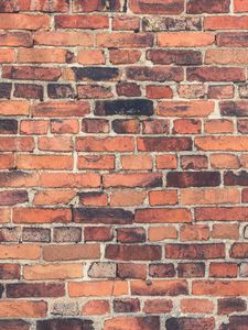 Preview wallpaper bricks, wall, texture, orange