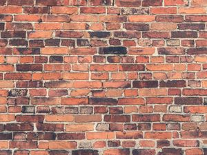 Preview wallpaper bricks, wall, texture, orange