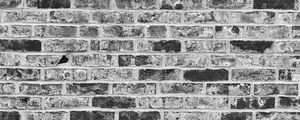 Preview wallpaper bricks, wall, texture, relief, black and white