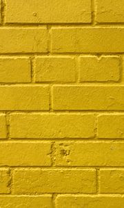 Preview wallpaper bricks, yellow, wall, texture