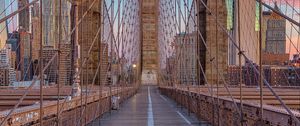 Preview wallpaper bridge, arches, architecture, cables