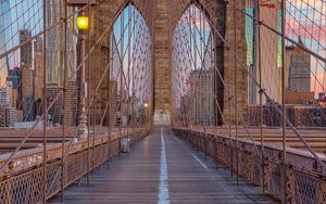 Preview wallpaper bridge, arches, architecture, cables