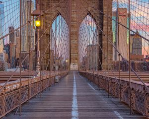 Preview wallpaper bridge, arches, architecture, cables