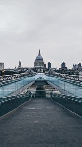 Preview wallpaper bridge, architecture, buildings, city, london