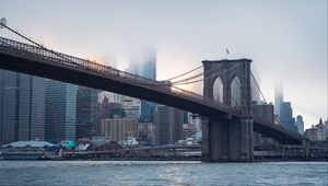 Preview wallpaper bridge, architecture, buildings, water