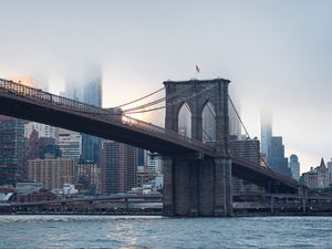 Preview wallpaper bridge, architecture, buildings, water