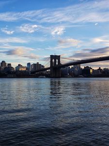 Preview wallpaper bridge, architecture, city, sea, water