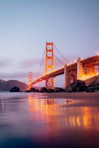 Preview wallpaper bridge, architecture, construction, lights, backlight