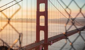 Preview wallpaper bridge, architecture, construction, bay, shore