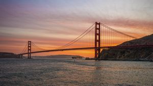 Preview wallpaper bridge, architecture, construction, sea