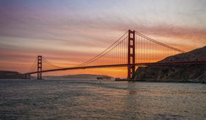 Preview wallpaper bridge, architecture, construction, sea