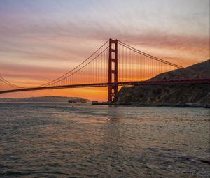 Preview wallpaper bridge, architecture, construction, sea