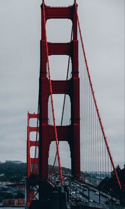 Preview wallpaper bridge, architecture, movement, fog, city