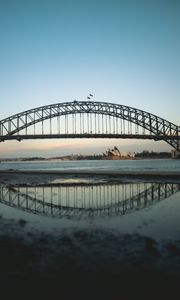Preview wallpaper bridge, architecture, sea, water, sydney