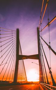 Preview wallpaper bridge, architecture, sunset