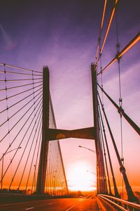 Preview wallpaper bridge, architecture, sunset