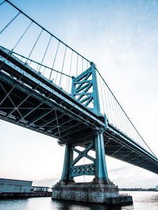 Preview wallpaper bridge, architecture, water, construction, sky