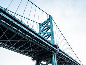 Preview wallpaper bridge, architecture, water, construction, sky