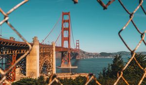 Preview wallpaper bridge, building, coast, san francisco, usa