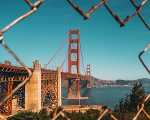 Preview wallpaper bridge, building, coast, san francisco, usa