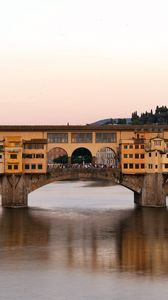 Preview wallpaper bridge, buildings, river, architecture, old