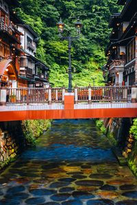 Preview wallpaper bridge, buildings, street, architecture, old