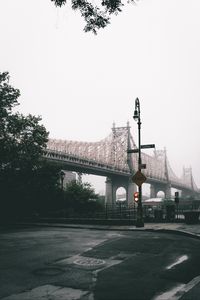 Preview wallpaper bridge, city, fog, new york, united states