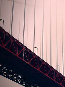 Preview wallpaper bridge, city, fog