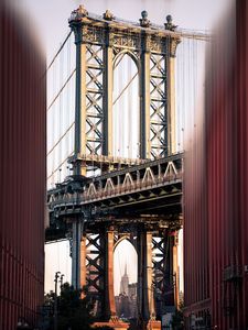 Preview wallpaper bridge, construction, architecture, city