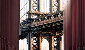 Preview wallpaper bridge, construction, architecture, city