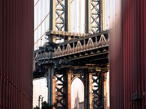 Preview wallpaper bridge, construction, architecture, city