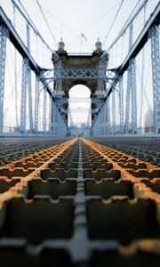 Preview wallpaper bridge, construction, metal, architecture, iron