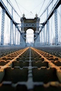 Preview wallpaper bridge, construction, metal, architecture, iron