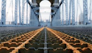 Preview wallpaper bridge, construction, metal, architecture, iron