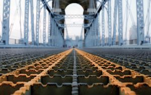 Preview wallpaper bridge, construction, metal, architecture, iron