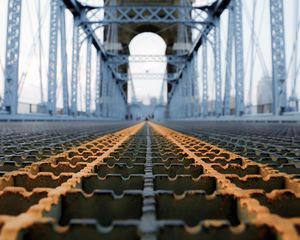 Preview wallpaper bridge, construction, metal, architecture, iron