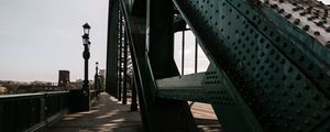 Preview wallpaper bridge, construction, road, lights