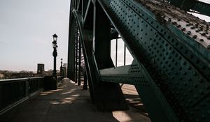Preview wallpaper bridge, construction, road, lights