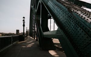Preview wallpaper bridge, construction, road, lights