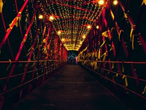 Preview wallpaper bridge, decoration, lighting