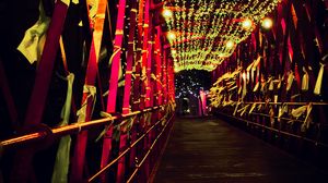 Preview wallpaper bridge, decoration, lighting, illumination