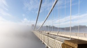 Preview wallpaper bridge, fog, light
