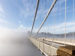 Preview wallpaper bridge, fog, light