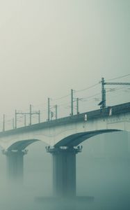 Preview wallpaper bridge, fog, sky