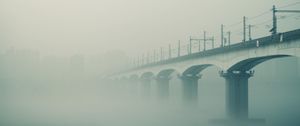 Preview wallpaper bridge, fog, sky