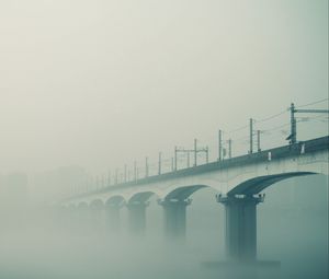 Preview wallpaper bridge, fog, sky