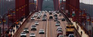 Preview wallpaper bridge, machine, architecture, road