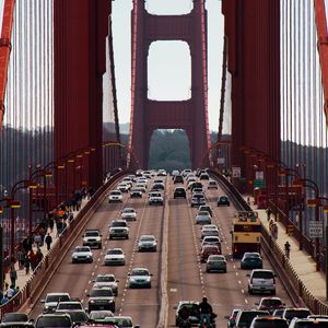 Preview wallpaper bridge, machine, architecture, road