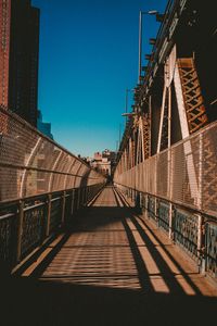 Preview wallpaper bridge, metal rail, crossing